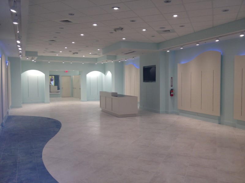 Commercial building interior renovations